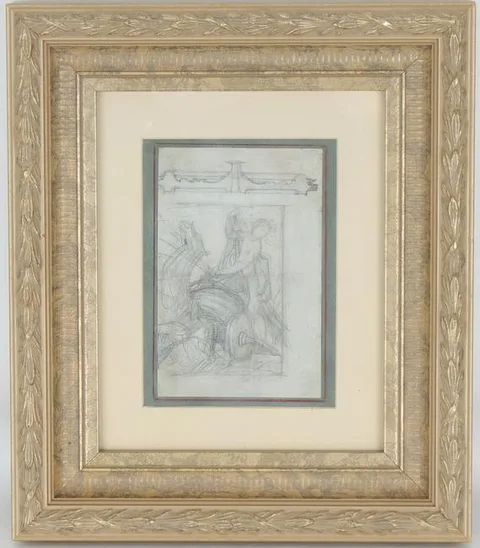 Alfred Stevens, Untitled, Pencil on Paper