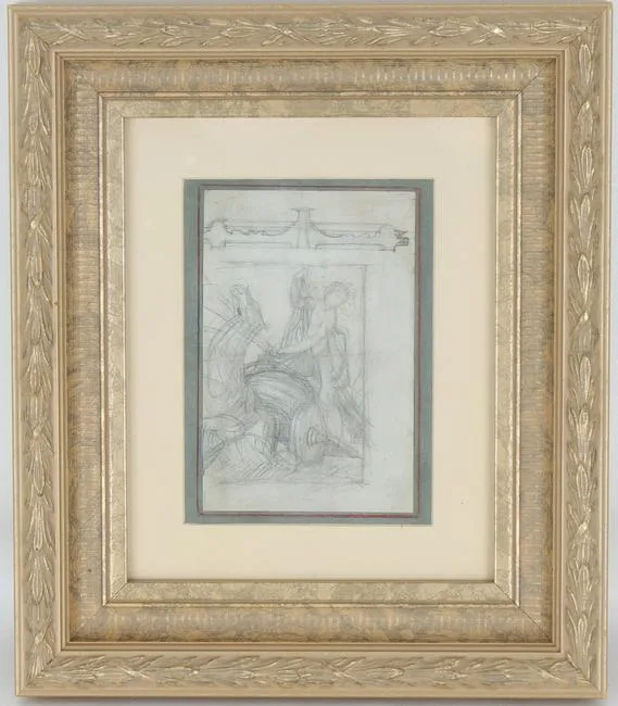 Alfred Stevens, Untitled, Pencil on Paper