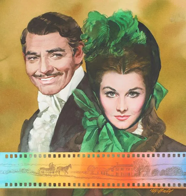 Gone with the Wind by Tom McNeely, watercolor on Paper, sold Jan 2022