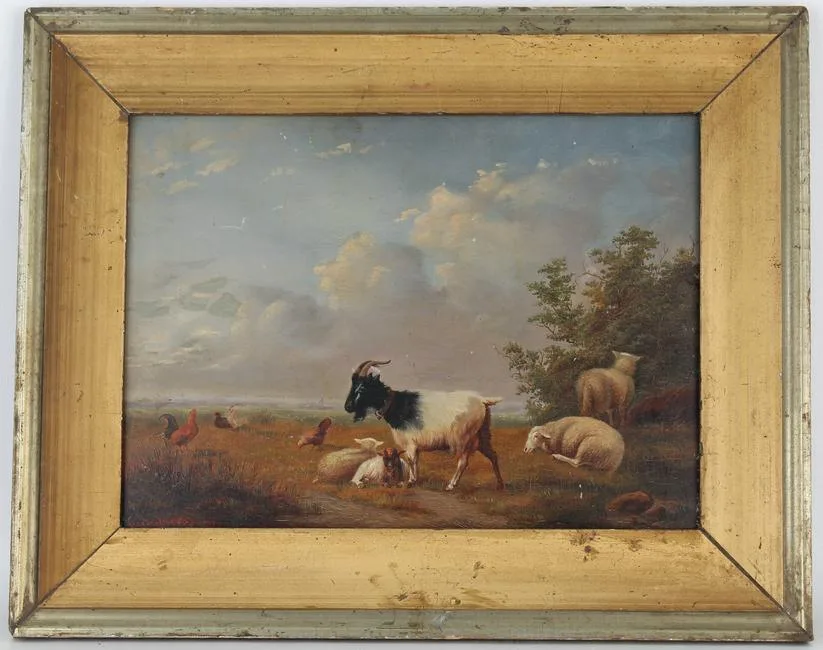 Untitled by Eugène Verboeckhoven, Oil on panel, offered Jan 2022