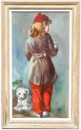 Jon Corbino, Girl with White Poodle