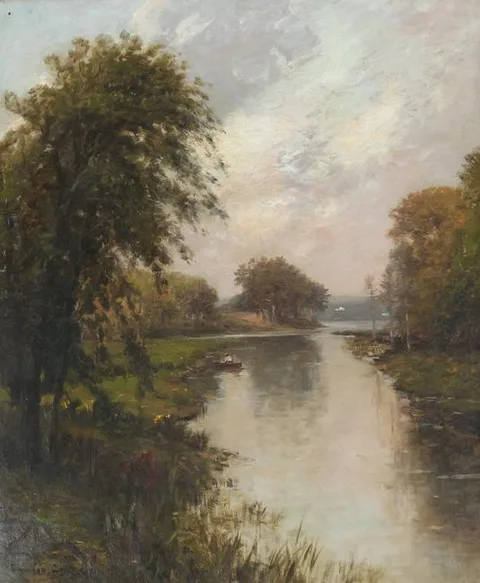 Untitled by Edward Gay, Oil on canvas, sold Feb 2022