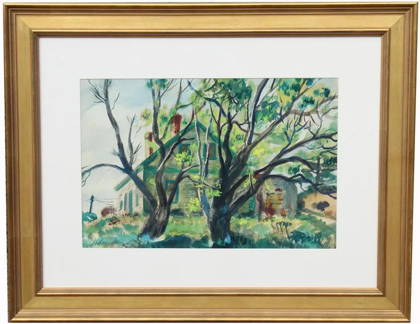 Untitled by Helen Alton Sawyer, Watercolor, offered Feb 2022