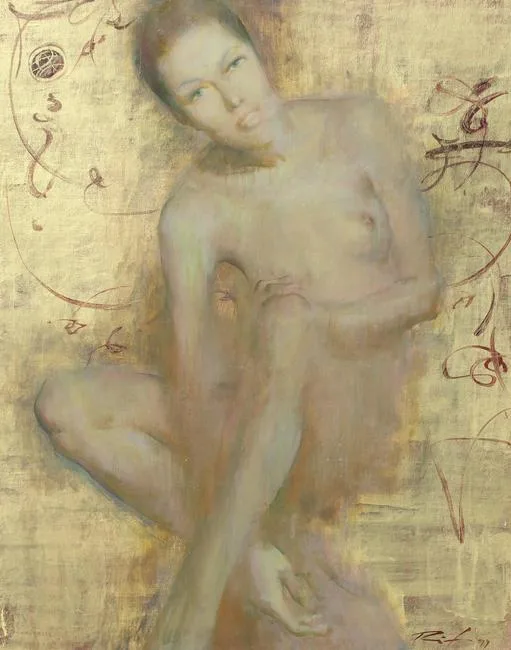 Hidden Mood by Ritums Ivanovs, Oil on Canvas, offered Feb 2022