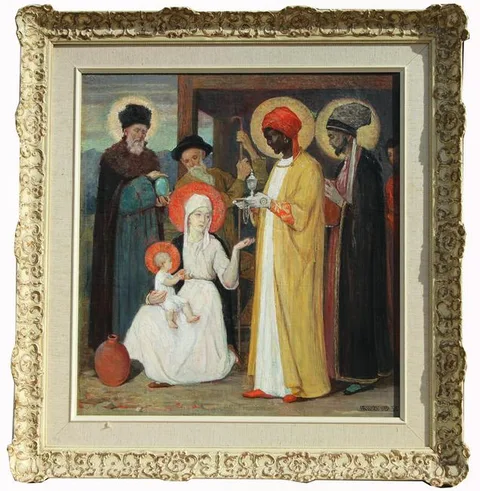 Untitled by Friedrich Wirnhier, Oil on canvas, offered Feb 2022