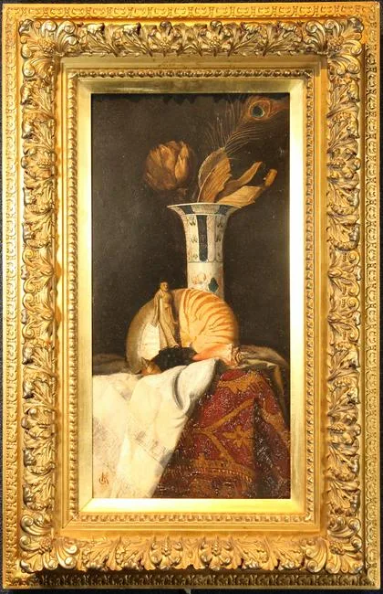 Untitled by Georg K. Koch, Oil on Board, offered Feb 2022