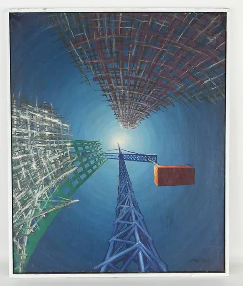 Georges Noël, Skyscrapers, Oil