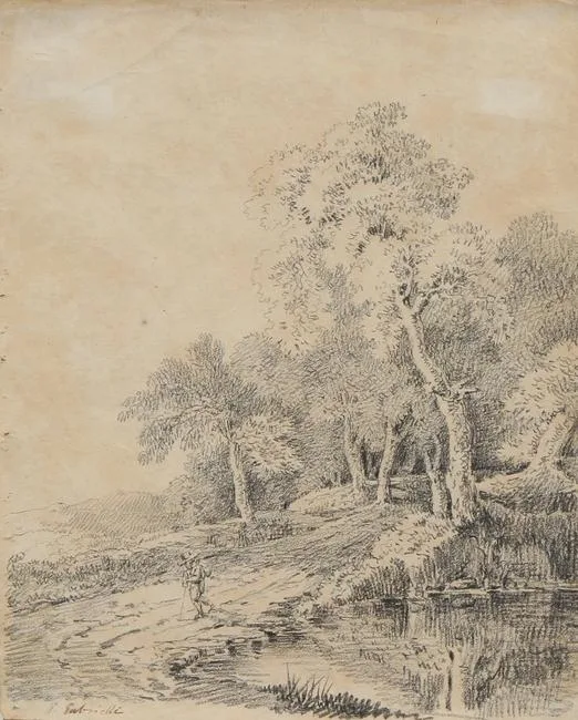 Gaspare Gabrielli, On the Road to Dublin, Graphite on Paper