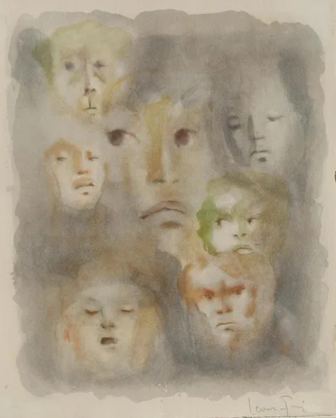 Lenore Fini, Les sept peches capitaux II, Color Lithograph
