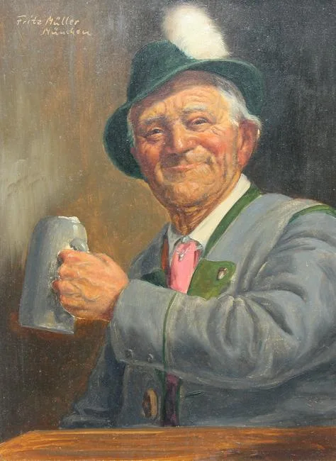 Fritz Muller, Untitled, Oil on Panel