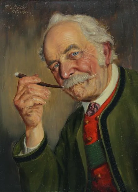 Fritz Muller, Untitled, Oil on Panel