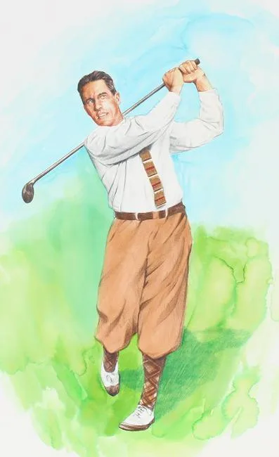 1930s - Bobby Jones & Golfing by Paul Calle, Mixed Media on Illustration Board, offered Feb 2022