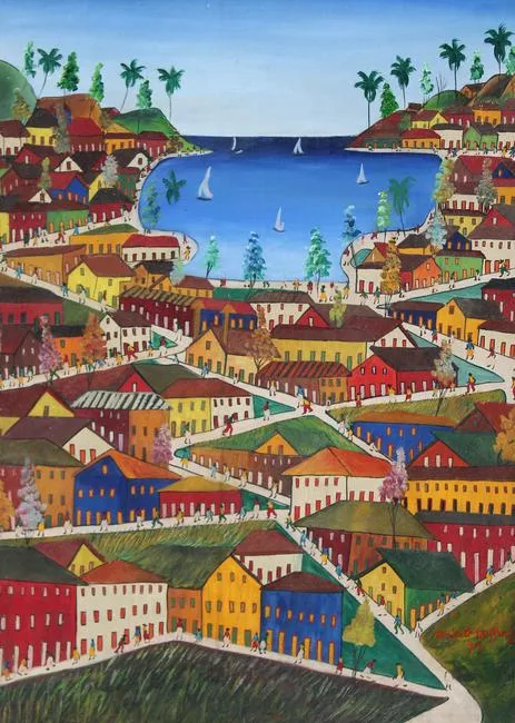Untitled by Préfète Duffaut, Oil on Canvas, offered Feb 2022