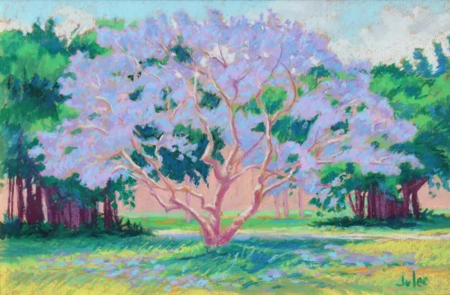 Julee Docking, Jacaranda, Oil