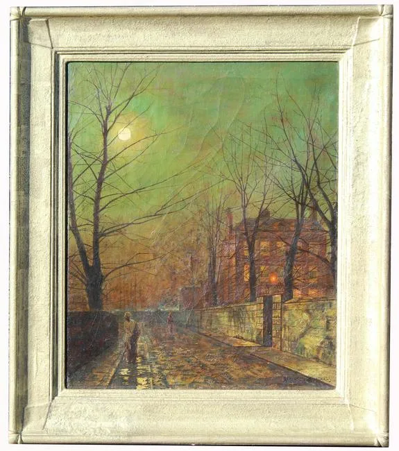 Untitled by John Atkinson Grimshaw, Oil on Canvas, sold Feb 2022