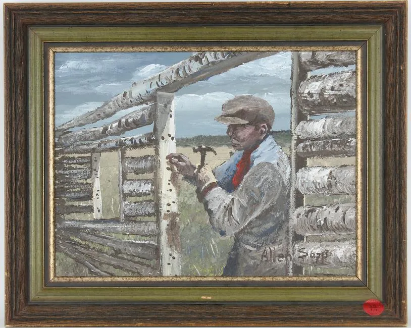 Untitled by Allen Sapp, Acrylic on Canvas, sold Apr 2022