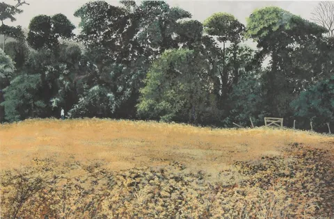 Tomás Sánchez, Untitled, Gouache