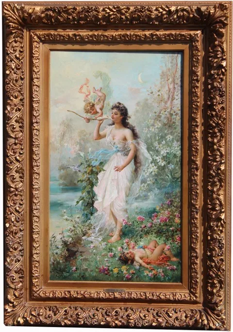 Hans Zatzka, Untitled, Oil on Canvas