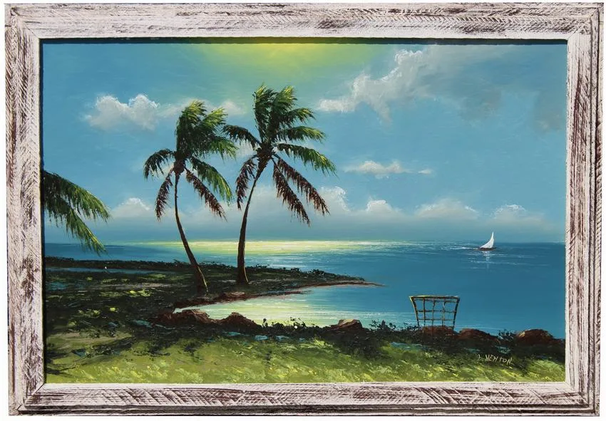 Lemuel Newton, Untitled, Oil on Upson Board