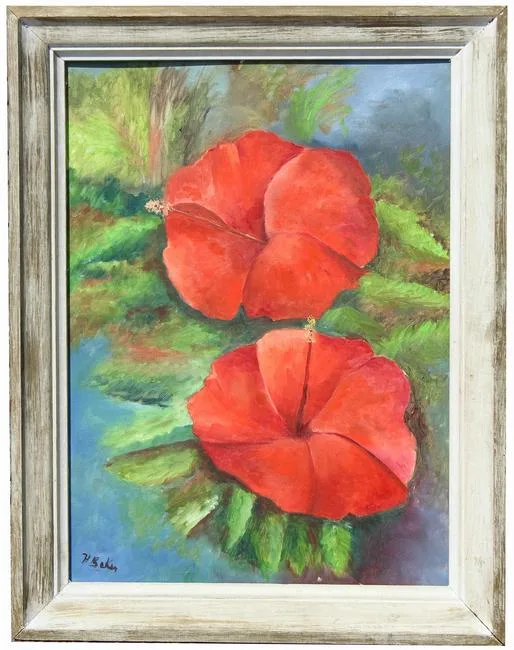 Untitled by Hezekiah Baker, Oil on Canvasboard, sold Apr 2022