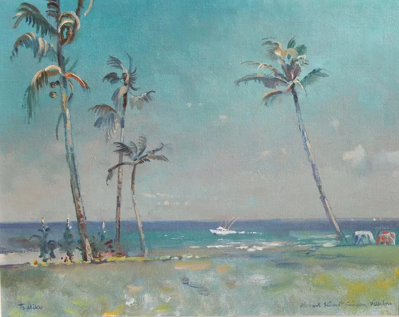 Maxwell Stewart Simpson, Hillsboro, Oil on Canvasboard