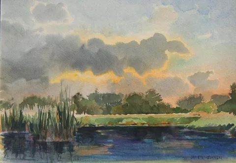 Jan Stanislawski, Untitled, Watercolor