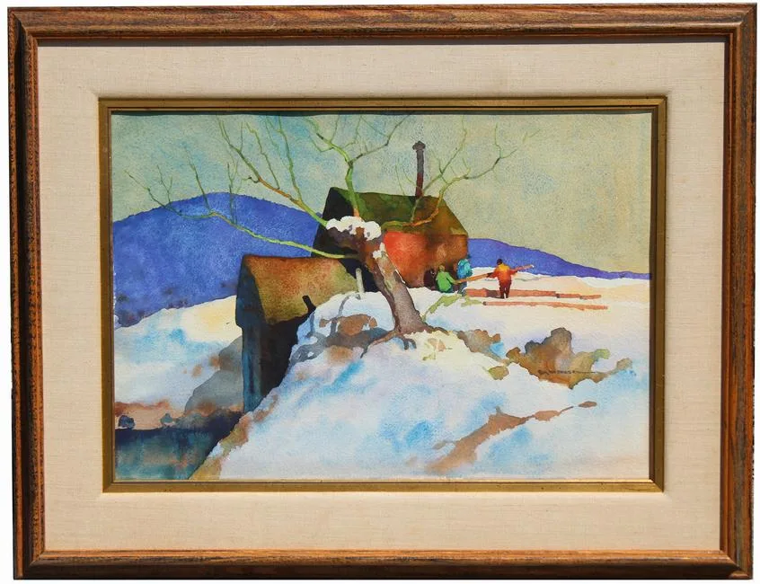 Untitled by Roy Martell Mason, Watercolor on Paper, sold Apr 2022