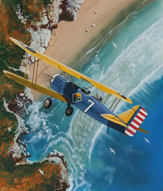 Douglas O-2H by Steve Ferguson, Acrylic on Cold Press Illustration Board, sold Apr 2022