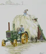 Basil Smith, John Deere Tractor