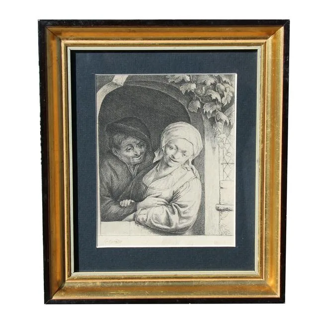 Untitled by Adriaen van Ostade, Etching on laid paper, offered Apr 2022