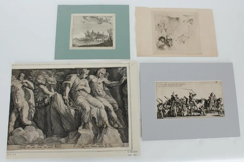 A-Jacques Callot, Untitled, 1776, Etching and engraving on laid paper