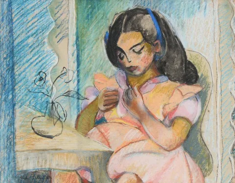 Gene Frances McComas, Untitled, Pastel