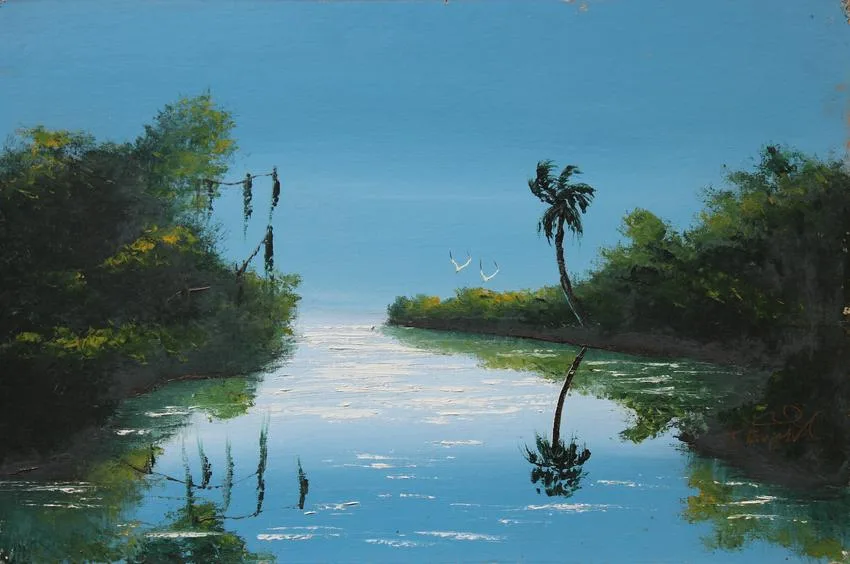 Issac Knight, Untitled, Oil on upson board