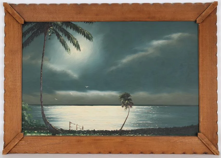 Untitled by Al Black, Oil on upson board, sold Jun 2022