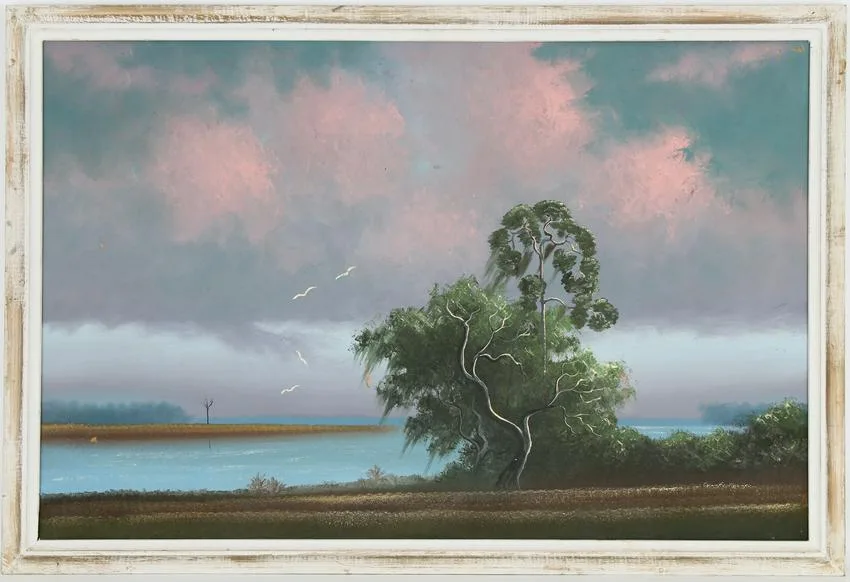 Untitled by Al Black, Oil on upson board, sold Jun 2022