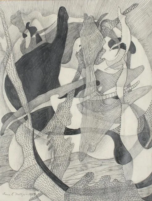 Anna E. Meltzer, Untitled, Graphite