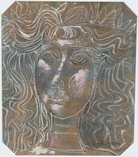 Byron Browne, Untitled, Oil