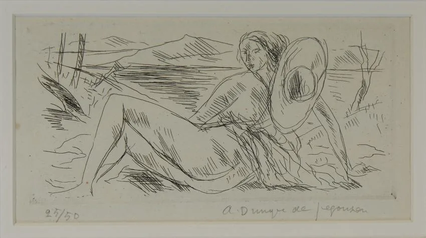 Untitled by André Dunoyer de Segonzac, Etching, offered Jun 2022