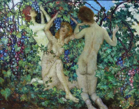 Henry Rosenberg, Fruit of the Vine, Oil on Canvas