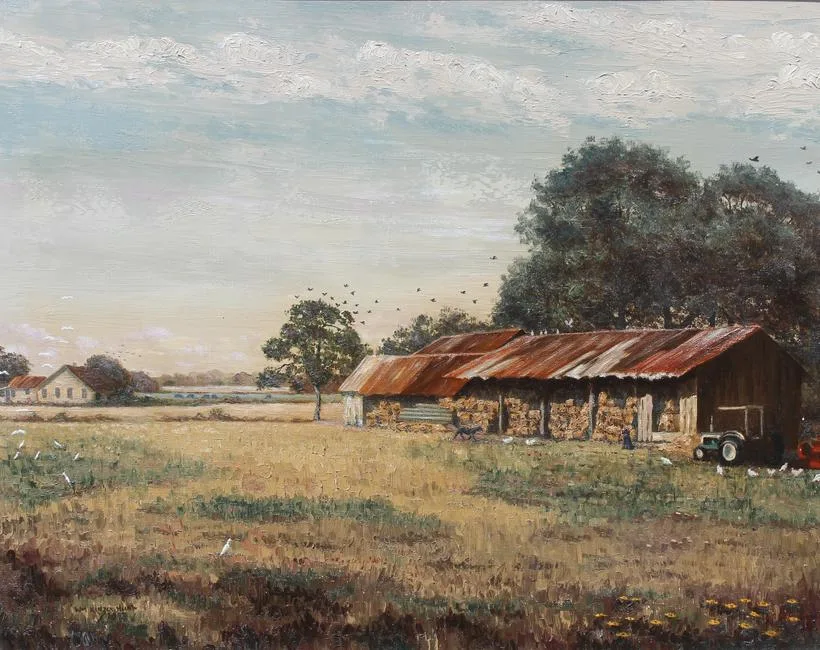 Untitled by Maury Hurt, Oil on Canvas, sold Jun 2022
