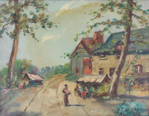 John Califano, Untitled, Oil on Canvas Board