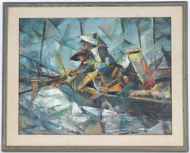Untitled by J.D. Castro, Oil on Canvas, sold Jun 2022