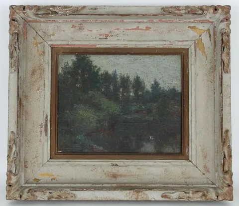 Gaetano Capone, Untitled, Oil on Canvas Board