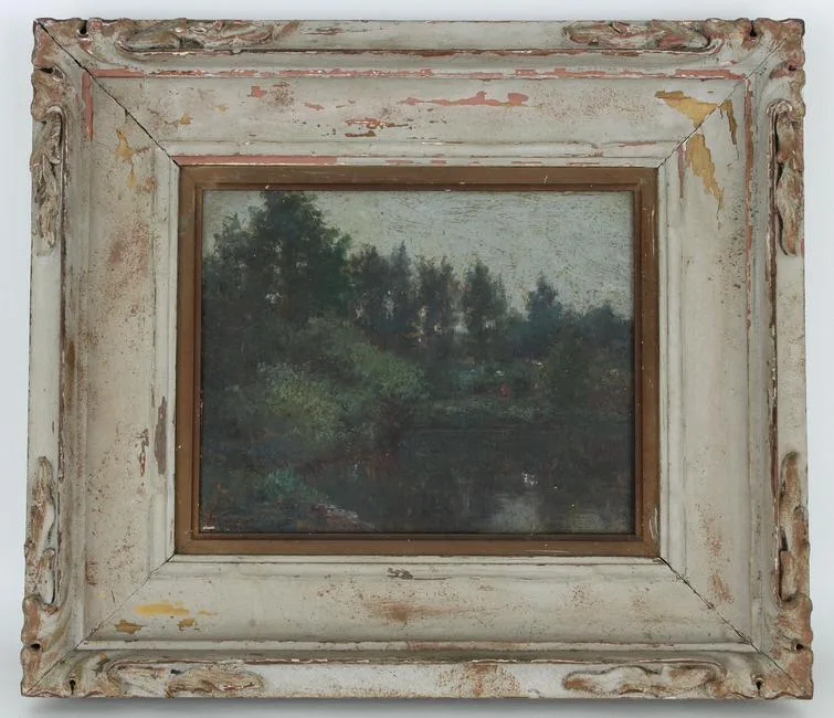 Untitled by Gaetano Capone, Oil on Canvas Board, offered Jun 2022
