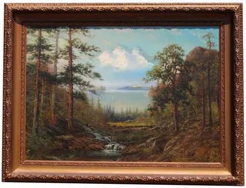 Untitled by John Fery, Oil on board, offered Jun 2022