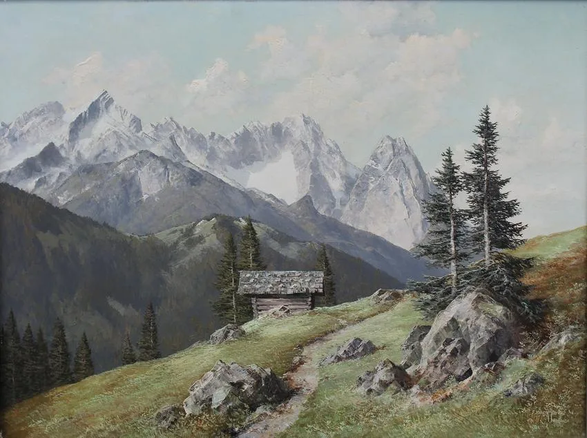 Frederick Kammeyer Muenchen, Erding, Germany, Oil on Canvas