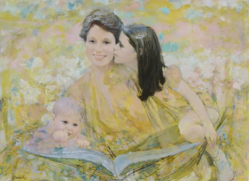 Untitled by Thornton Utz, Mixed Media/Oil on board, sold Jun 2022