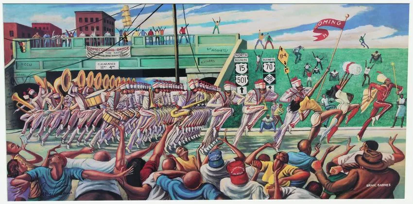 Ernie Barnes, Homecoming, print
