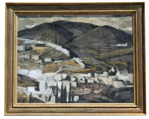 José Beulas Recasens, Sacromonte Granada, Oil on Canvas