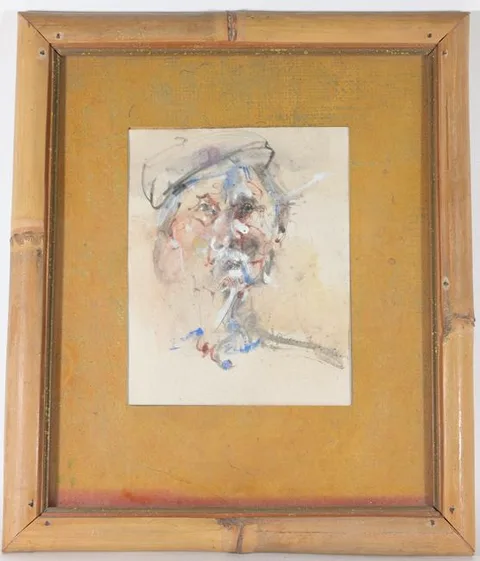 Untitled by Antonio Blanco, mixed media on paper, offered Aug 2022
